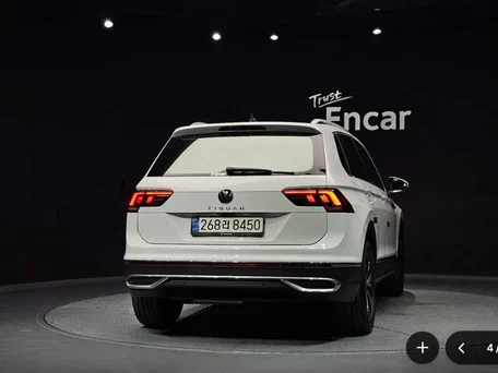 2022 Volkswagen Tiguan II Рестайлинг, белый, 2750000 рублей, вид 5