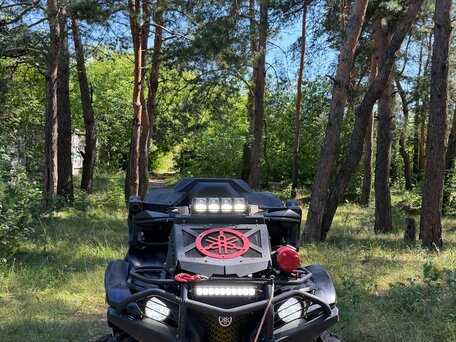 2019 Yamaha Grizzly 700, чёрный, 1350000 рублей, вид 4