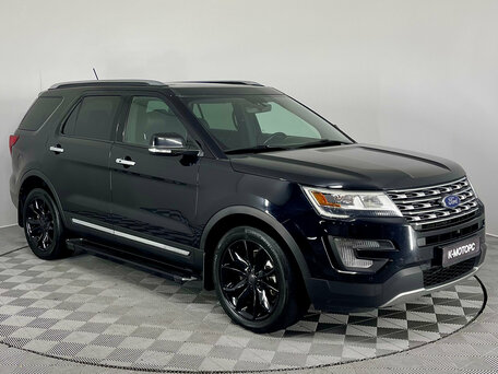 2017 Ford Explorer V Рестайлинг, чёрный, 2770000 рублей, вид 3