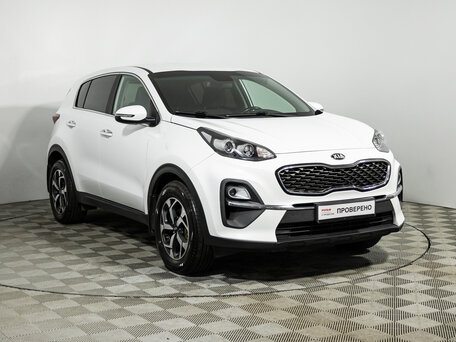 2021 Kia Sportage IV Рестайлинг, белый, 1999700 рублей, вид 3