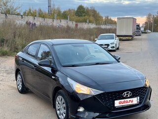 2020 Hyundai Solaris II Рестайлинг, чёрный, 1380000 рублей, вид 2