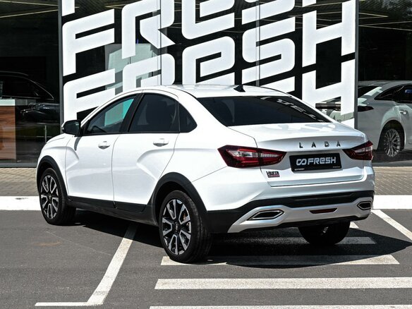 2023 Lada (ВАЗ) Vesta Cross I Рестайлинг (NG), белый - вид 1