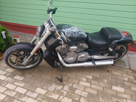 2012 Harley-Davidson V-Rod, чёрный, 1200000 рублей, вид 1