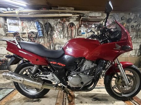 1998 Honda CB 500, красный, 227000 рублей, вид 2