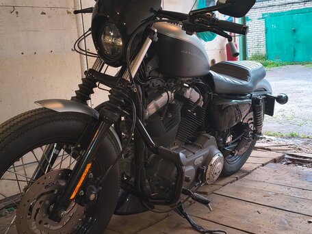 2008 Harley-Davidson Sportster 1200, серебристый, 710000 рублей, вид 1