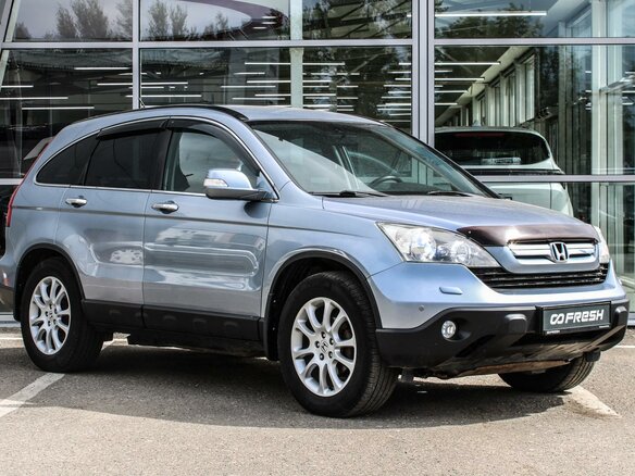 2007 Honda CR-V III, голубой