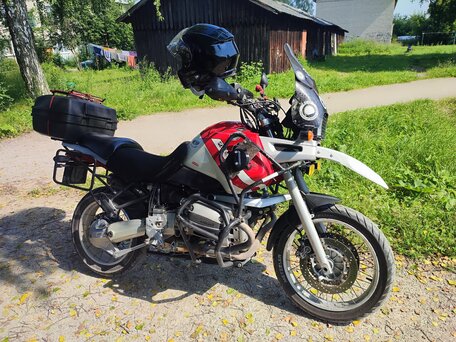 1998 BMW R 1100 GS, красный, 380000 рублей, вид 1