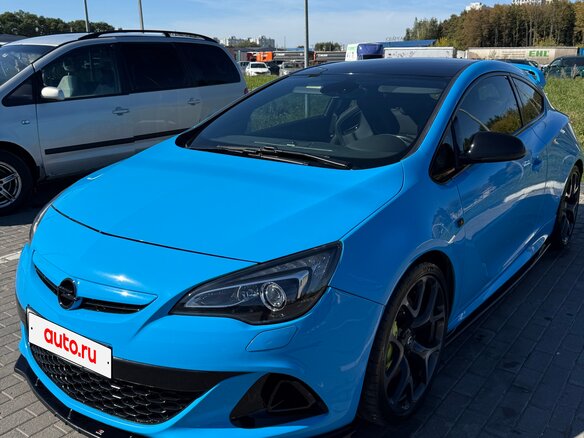 2012 Opel Astra OPC J, синий, 1800000 рублей - вид 16