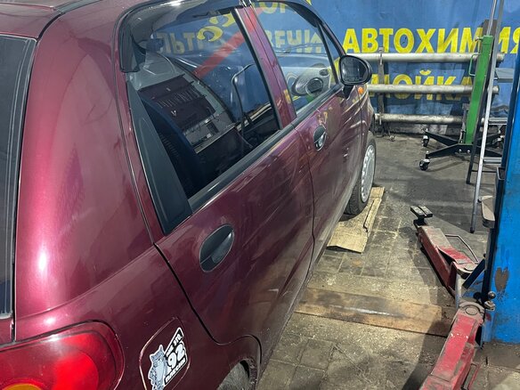 2008 Daewoo Matiz I Рестайлинг, красный - вид 4