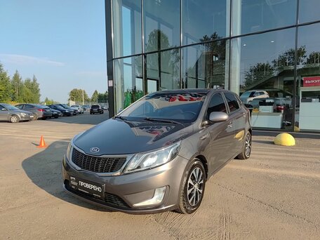 2012 Kia Rio 5-speed III, серый, 648000 рублей, вид 1