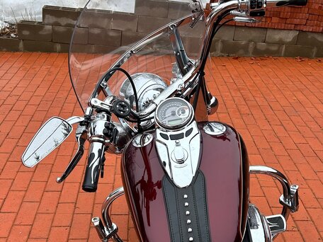 2015 Harley-Davidson Heritage, пурпурный, 1250000 рублей, вид 4