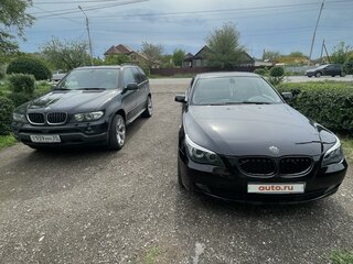2007 BMW 5 серии 530xi V (E60/E61) Рестайлинг, чёрный, 1300000 рублей, вид 2