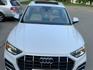 2021 Audi Q5 45 TFSI II (FY) Рестайлинг, белый, 3360247 рублей, вид 2