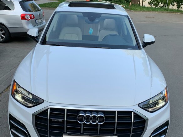 2021 Audi Q5 45 TFSI II (FY) Рестайлинг, белый, 3333648 рублей - вид 1