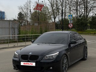 2007 BMW 5 серии 530i V (E60/E61) Рестайлинг, чёрный, 1250000 рублей, вид 1