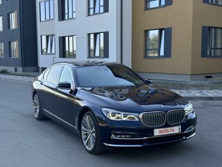 2017 BMW 7 серии Long 730Ld xDrive VI (G11/G12), синий, 3650000 рублей, вид 1