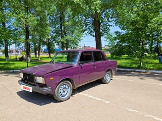 2002 Lada (ВАЗ) 2107, пурпурный, 150000 рублей, вид 1