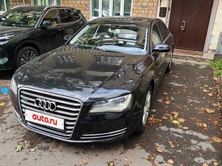 2012 Audi A8 Long III (D4), чёрный, 1600000 рублей, вид 4