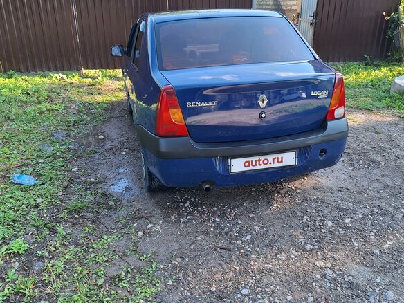 2006 Renault Logan I, синий, 180000 рублей - вид 2