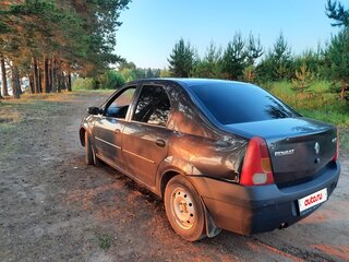 2008 Renault Logan I, серый, 350000 рублей, вид 4