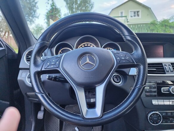 2014 Mercedes-Benz C-Класс 180 III (W204) Рестайлинг, чёрный, 1450000 рублей - вид 6