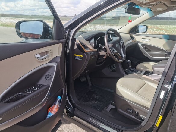 2015 Hyundai Santa Fe III, чёрный, 2210000 рублей - вид 12