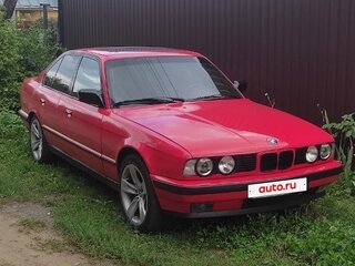 1988 BMW 5 серии 525i III (E34), красный, 420000 рублей, вид 2