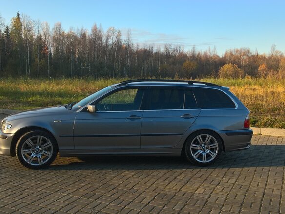 2004 BMW 3 серии 320d IV (E46) Рестайлинг, серый - вид 4
