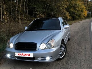 2005 Hyundai Sonata IV (EF) Рестайлинг, серый, 330000 рублей, вид 2