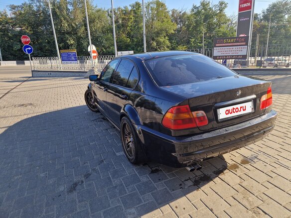 2002 BMW 3 серии 320i IV (E46) Рестайлинг, чёрный, 1100000 рублей - вид 7