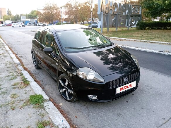 2008 Fiat Punto III Grande Punto, чёрный, 418000 рублей - вид 3