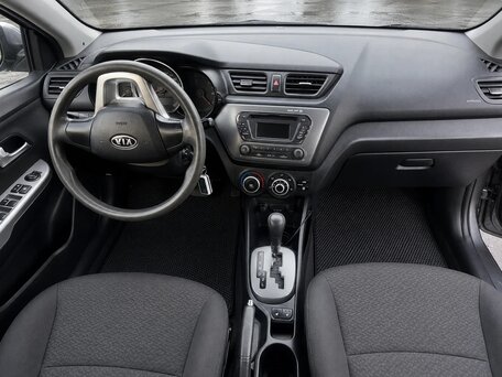 2012 Kia Rio 4-speed III, серый, 780000 рублей, вид 4