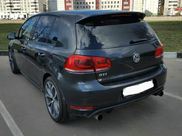 2012 Volkswagen Golf GTI VI, серый - вид 1