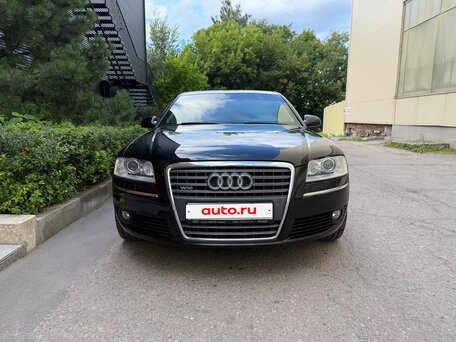 2007 Audi A8 Long II (D3) Рестайлинг, чёрный, 5400000 рублей, вид 3