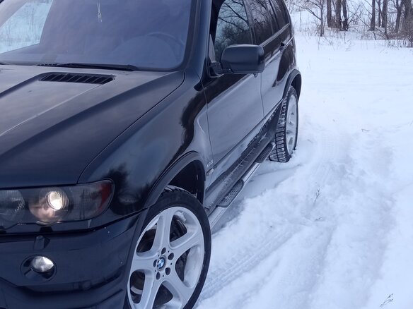 2002 BMW X5 4.6is I (E53), чёрный, 2350000 рублей - вид 11