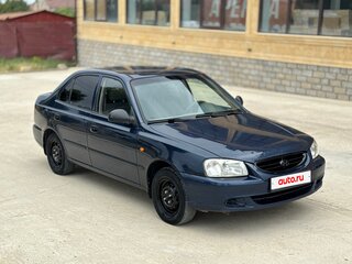 2007 Hyundai Accent ТагАЗ II, синий, 320000 рублей, вид 1
