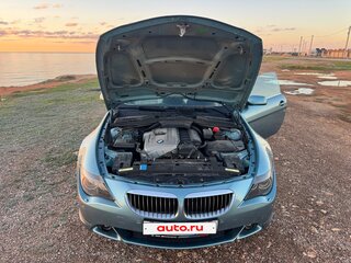 2006 BMW 6 серии 630i II (E63/E64), голубой, 990000 рублей, вид 4