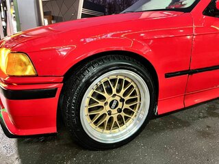 1990 BMW 3 серии 318i III (E36), красный, 500000 рублей, вид 4