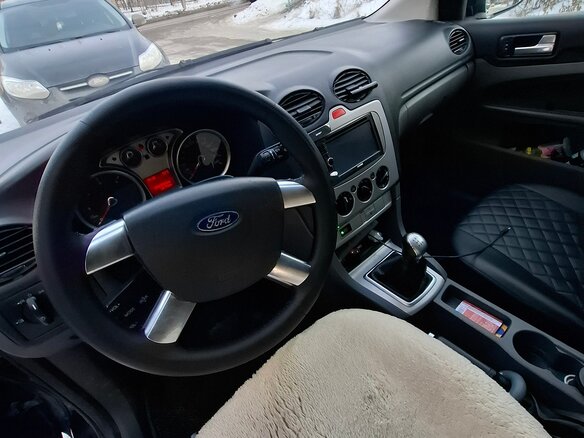 2008 Ford Focus II Рестайлинг, синий, 475000 рублей - вид 5