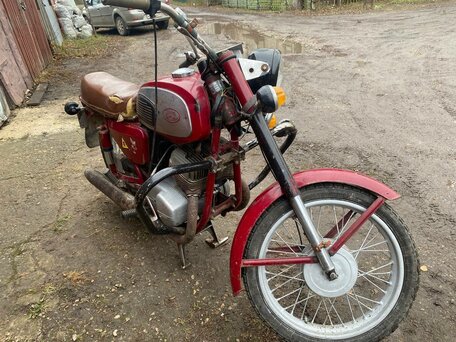 1974 Jawa 350/634, красный, 120000 рублей, вид 2