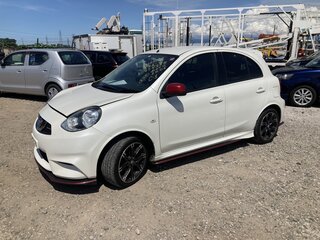 2015 Nissan March IV (K13) Рестайлинг, белый, 810000 рублей, вид 2
