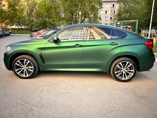 2015 BMW X6 30d II (F16), зелёный, 4390000 рублей, вид 4