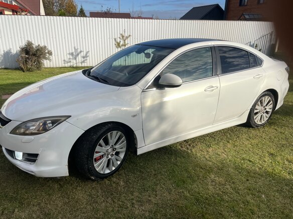 2008 Mazda 6 II (GH), белый, 800000 рублей - вид 11