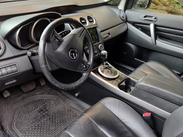 2010 Mazda CX-7 I Рестайлинг, синий, 1500000 рублей - вид 2