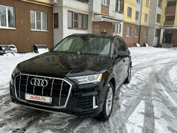 2021 Audi Q7 45 TFSI II (4M) Рестайлинг, чёрный, 5600000 рублей - вид 5