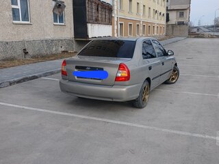 2008 Hyundai Accent ТагАЗ II, бежевый, 410000 рублей, вид 3
