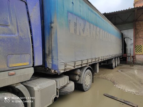 1998 Fruehauf Полуприцеп-бортовой, синий, 640000 рублей, вид 1