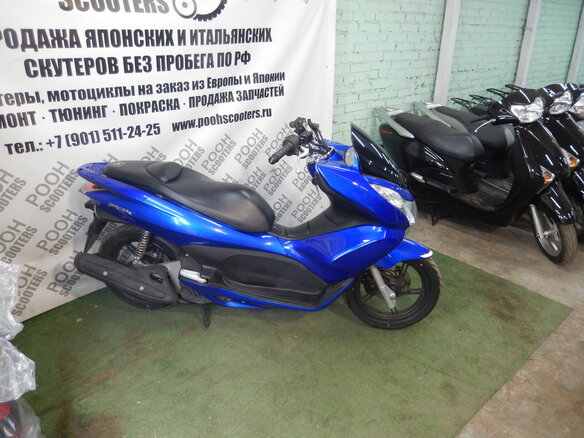 2012 Honda PCX 125, синий - вид 2