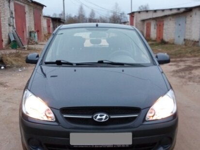 2011 Hyundai Getz I, чёрный