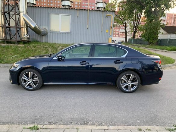 2018 Lexus GS 300h IV Рестайлинг, синий, 3141478 рублей - вид 9